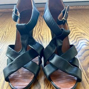 Chie Mihara -Bimi Braided T strap heels -black size 41